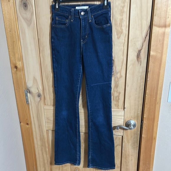 Levi’s 725 High Rise Women's Bootcut Blue Jeans - Picture 1 of 5
